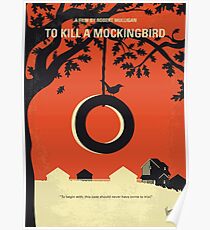 No844 My To Kill a Mockingbird minimal movie poster Poster