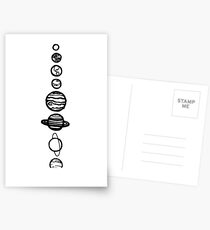 White Planets Postcards