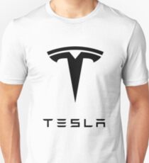 tesla logo Unisex T-Shirt