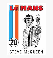 STEVE McQUEEN LE MANS Photographic Print
