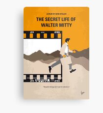 No806 My The Secret Life of Walter Mitty minimal movie poster Metal Print