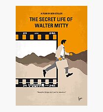 No806 My The Secret Life of Walter Mitty minimal movie poster Photographic Print