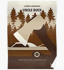 No818 Mein Onkel Buck minimales Filmplakat Poster