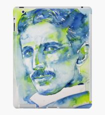 NIKOLA TESLA - watercolor portrait.7 iPad Case/Skin
