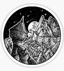 Morrowind in dots Sticker