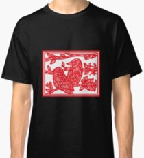 Beleaguer Bird Red White Classic T-Shirt