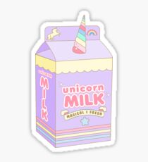 Kawaii Unicorn Milk Carton Sticker