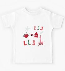 Weihnachten Cosy Elfenbein Kinder T-Shirt