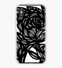 Coterie Flowers Black and White iPhone Case