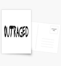 outraged Postcards