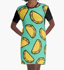 It's Taco Time! Graphic T-Shirt Dress