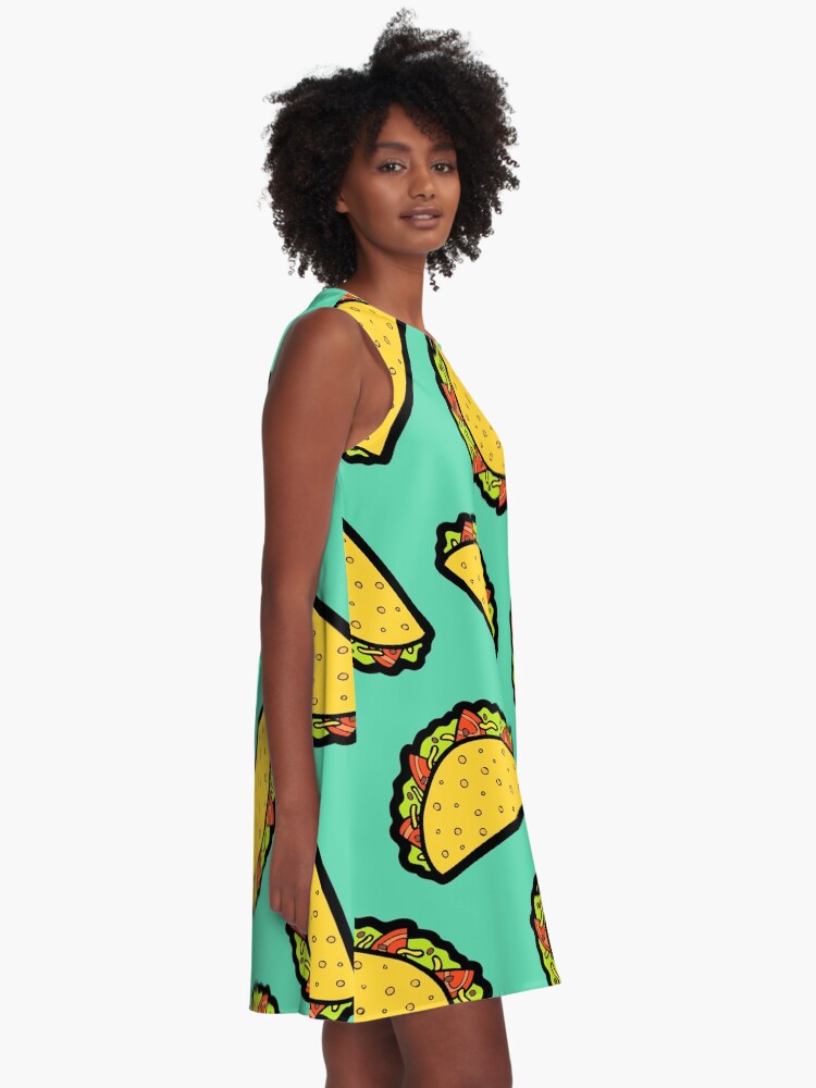 Alternate view of It's Taco Time! A-Line Dress