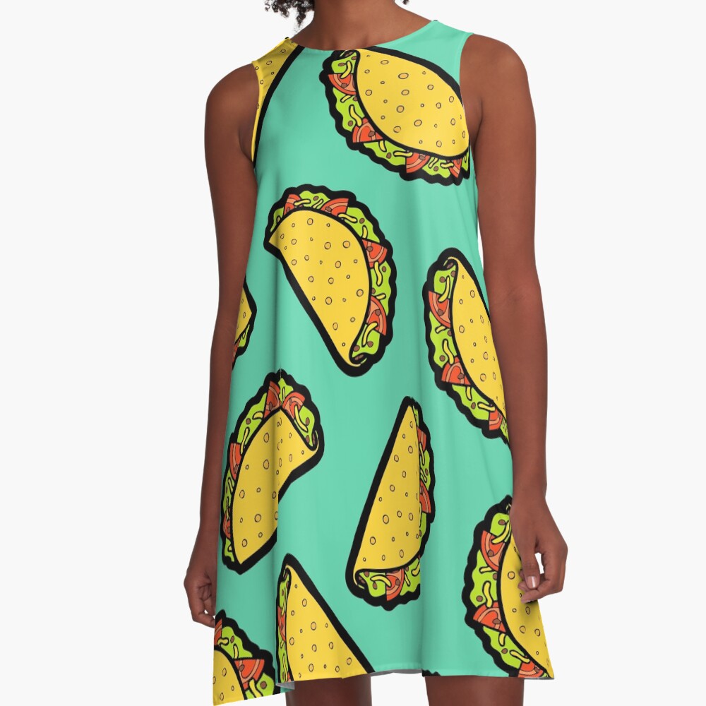 It's Taco Time! A-Line Dress