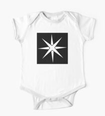 Heroic Music Logo - Schwarz Baby Body Kurzarm