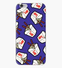 Take-Out Noodles Box Pattern iPhone Case