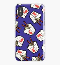 Take-Out Noodles Box Pattern iPhone Case
