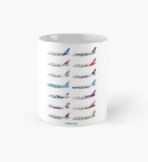 Airbus A380 Operators Illustration Mug