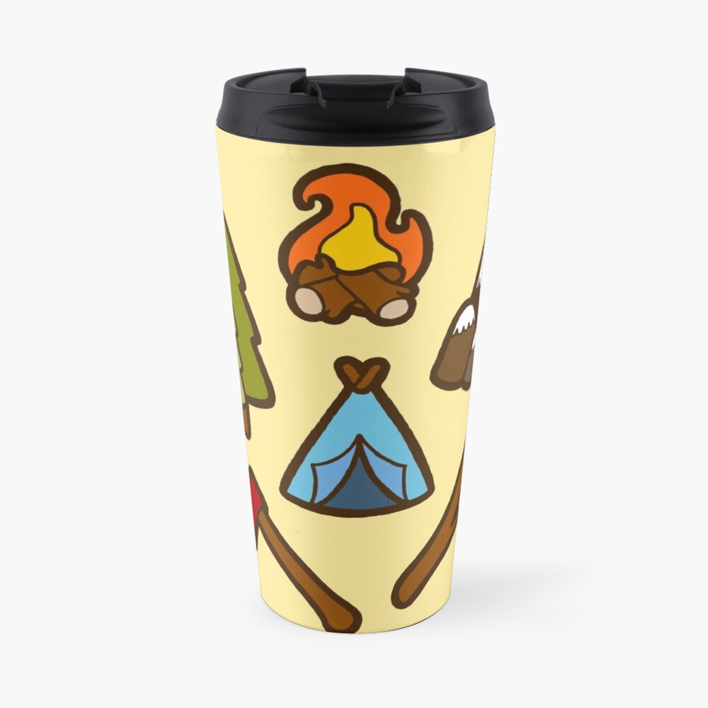 Camping is cool Travel Mug