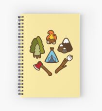 Camping is cool Spiral Notebook
