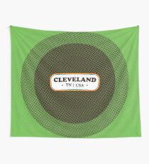 Cleveland | Retro Badge Wall Tapestry