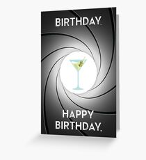 James Bond - Birthday, Happy Birthday Greeting Card