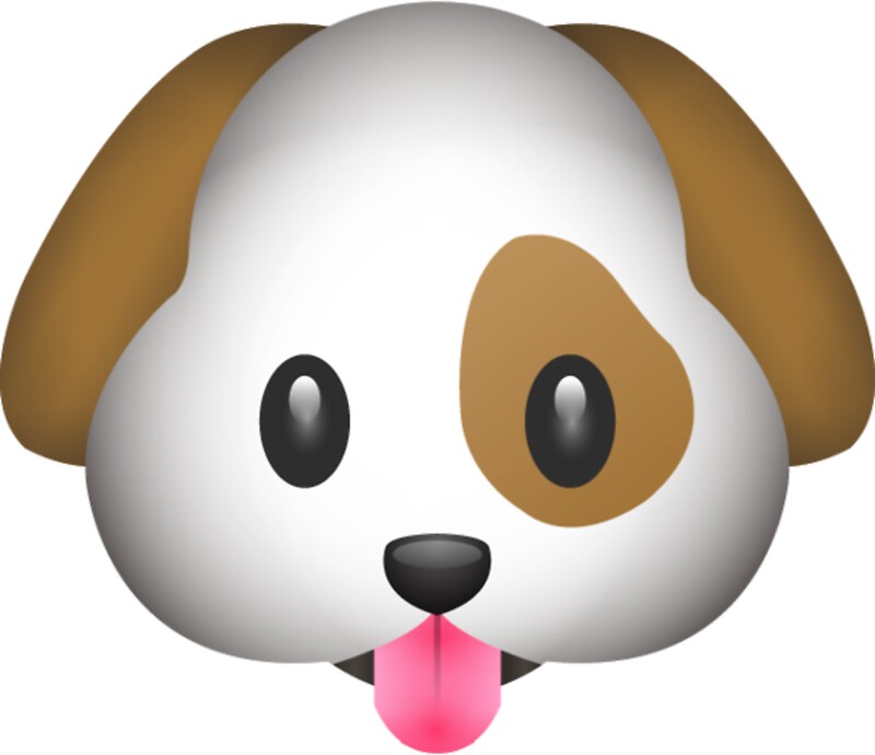 Pegatinas «Perro Emoji» de artsywork Redbubble