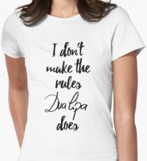 Dua Lipa New Rules Women's Fitted T-Shirt