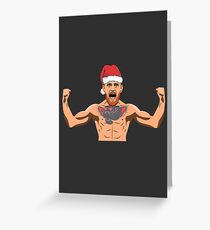 Tarjeta de felicitación Navidad Conor McGregor
