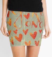 YOKO ONO ATE MY HEART Mini Skirt