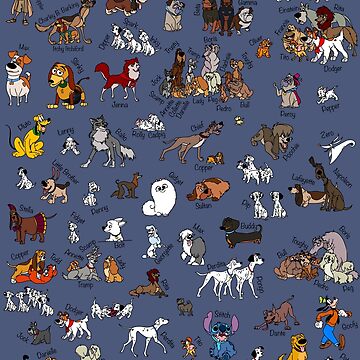 Disney Dogs Fabric 100% Cotton Fabric by the Yard Pluto Dalmatians