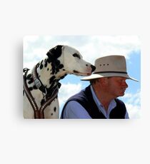 "Not A Happy Chappy ! Canvas Print