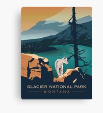 Glacier National Park - Scenic Overlook Canvas Print