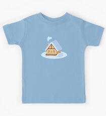 Hübsches alpines Chalet Kinder T-Shirt
