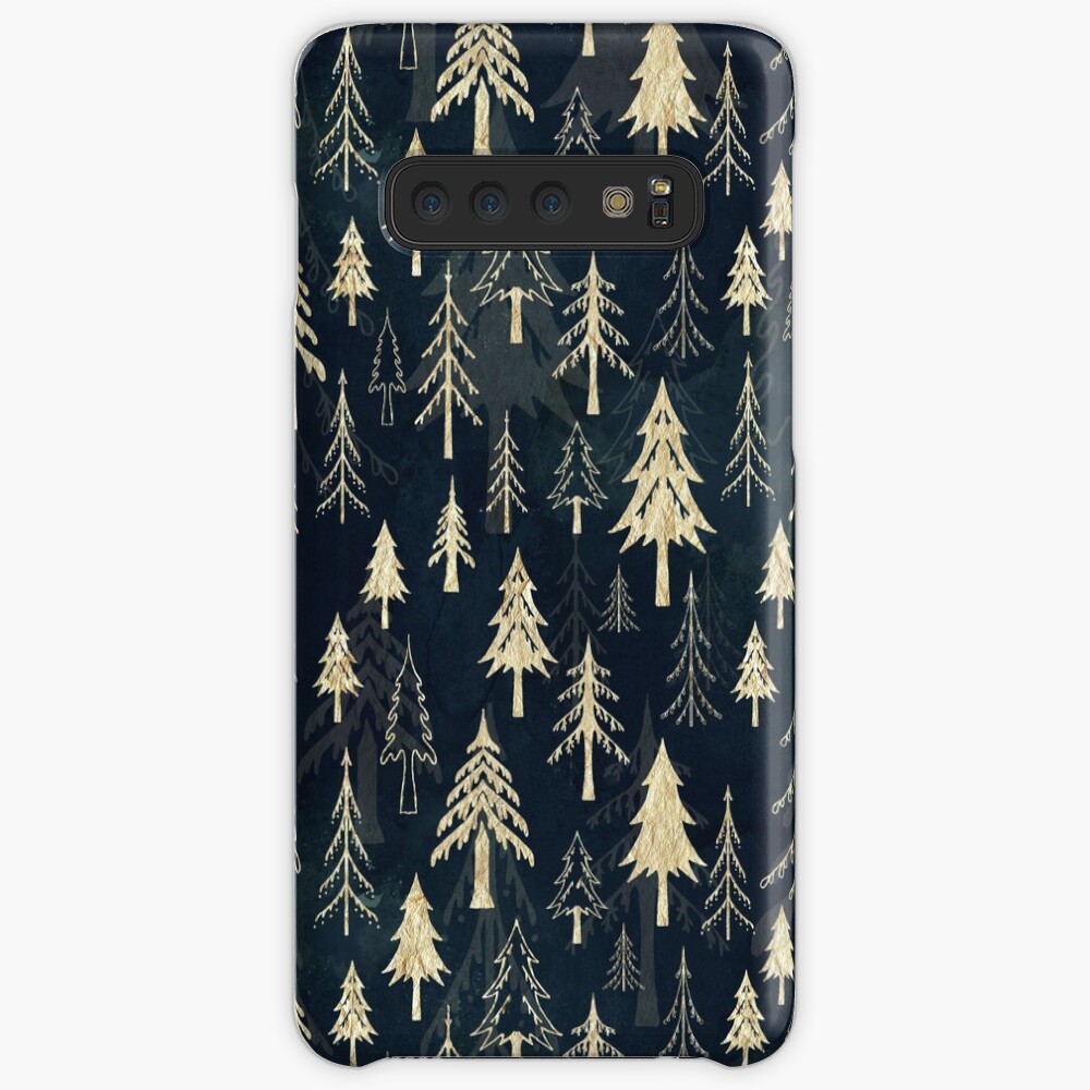 Christmas tree mix in gold Case & Skin for Samsung Galaxy