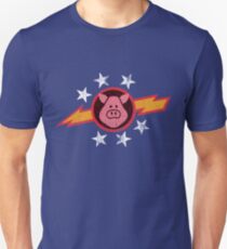 Vintage Pigs in Space Unisex T-Shirt