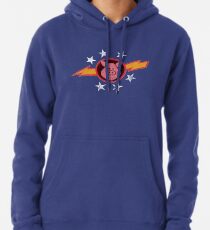 Vintage Pigs in Space Pullover Hoodie