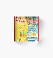 The Coral Route Acrylic Block