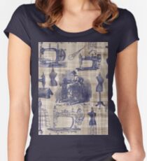 Vintage Sewing Toile Fitted Scoop T-Shirt