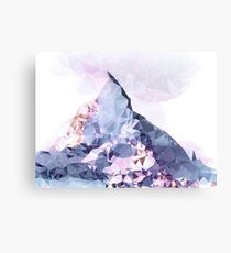 The Crystal Peak Metal Print