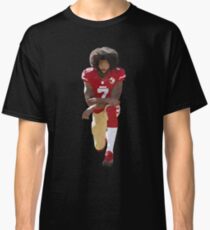 Colin Kaepernick Kneeling Low Poly Classic T-Shirt