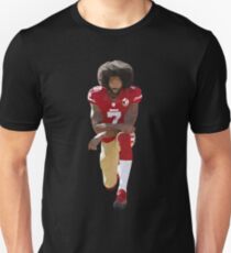 Colin Kaepernick Kneeling Low Poly Unisex T-Shirt