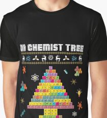 Oh Chemiker-Baum-frohe Weihnacht-hässliches Strickjacke-Chemie-T-Stück Grafik T-Shirt
