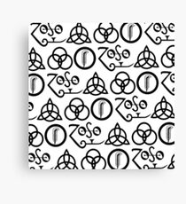 Symbols Canvas Print