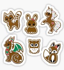 Gingerbread Beasties Sticker