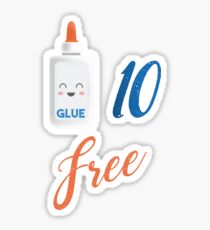 Gluten Free (Glue 10 Free) Sticker