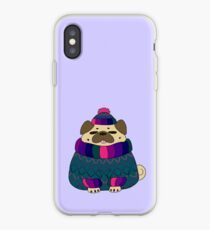 Snug Pug- Androgyne version iPhone Case
