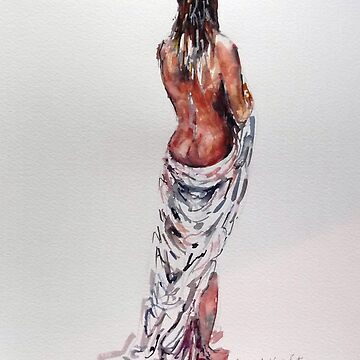 Artwork thumbnail, Nude Art - Woman Standing by ballet-dance