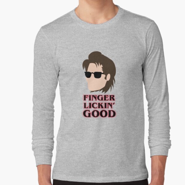 Steve Harrington: Finger Lickin' Good Long Sleeve T-Shirt