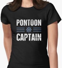 Pontoon Captain Women's Fitted T-Shirt