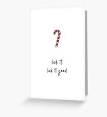 Funny Christmas Card For Boyfriend or Girlfriend. Sexy Christmas Card. Mature Christmas. Naughty Christmas. Christmas Gifts For Husband. Lick It Greeting Card